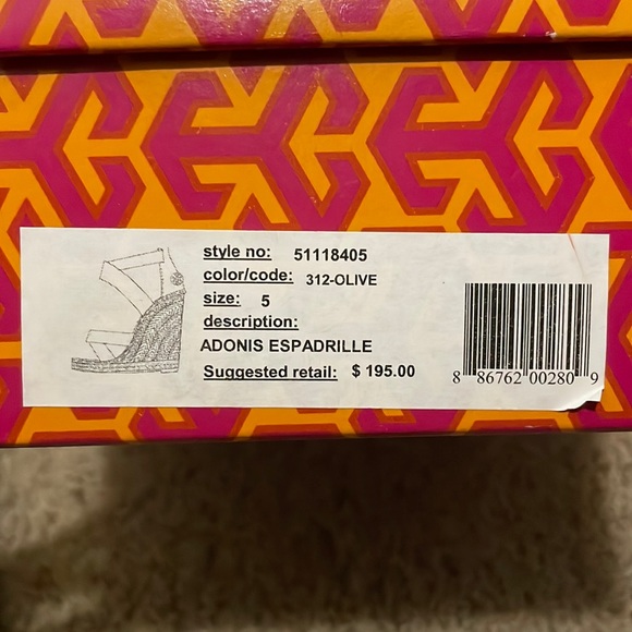Tory Burch Shoes - Tory Burch size 5 Adonis Espadrilles